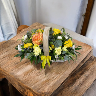 A basket of yellow joy Product Image